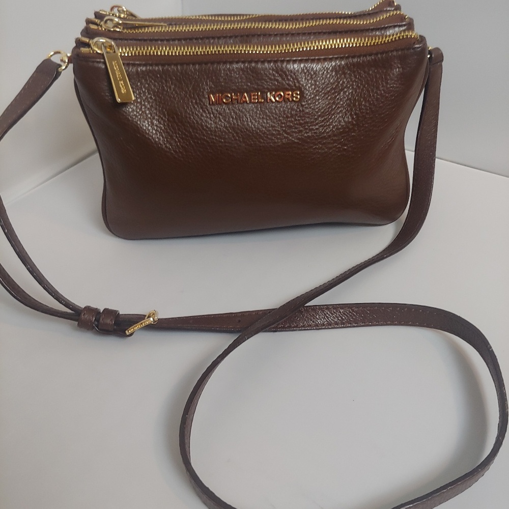 Michael Kors triple zip crossbody